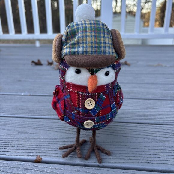 Bird Other - target featherly friends bird Plaid Winter holiday Christmas